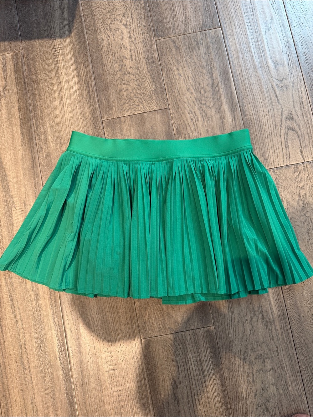 Lululemon green Pleated tennis Skirt